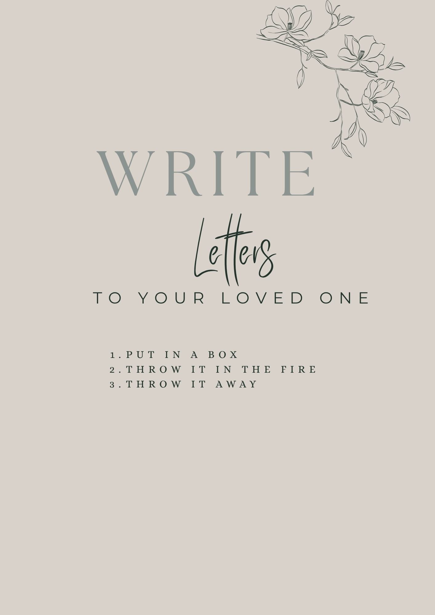 Trust the Path: Grief Workbook