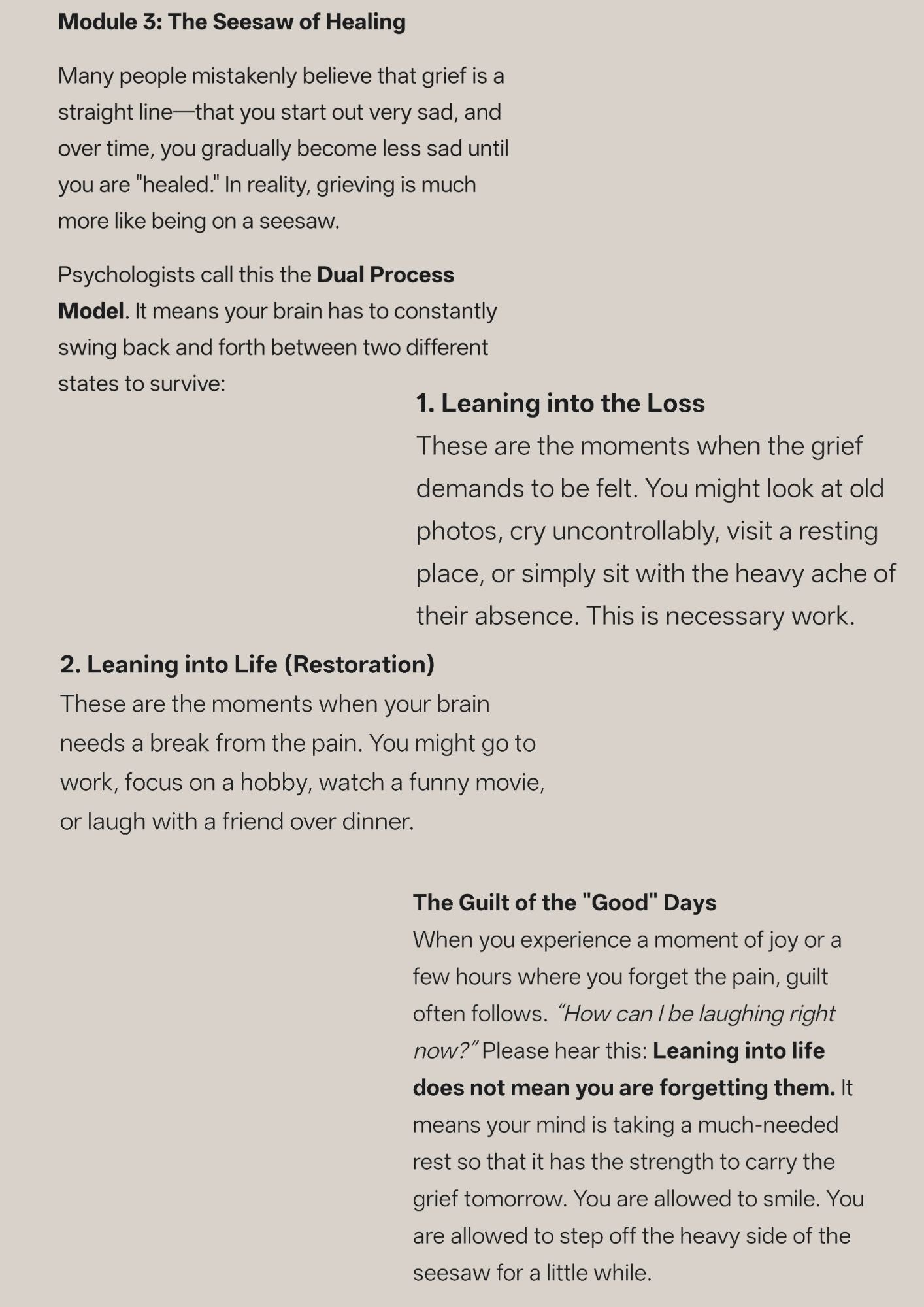 Trust the Path: Grief Workbook