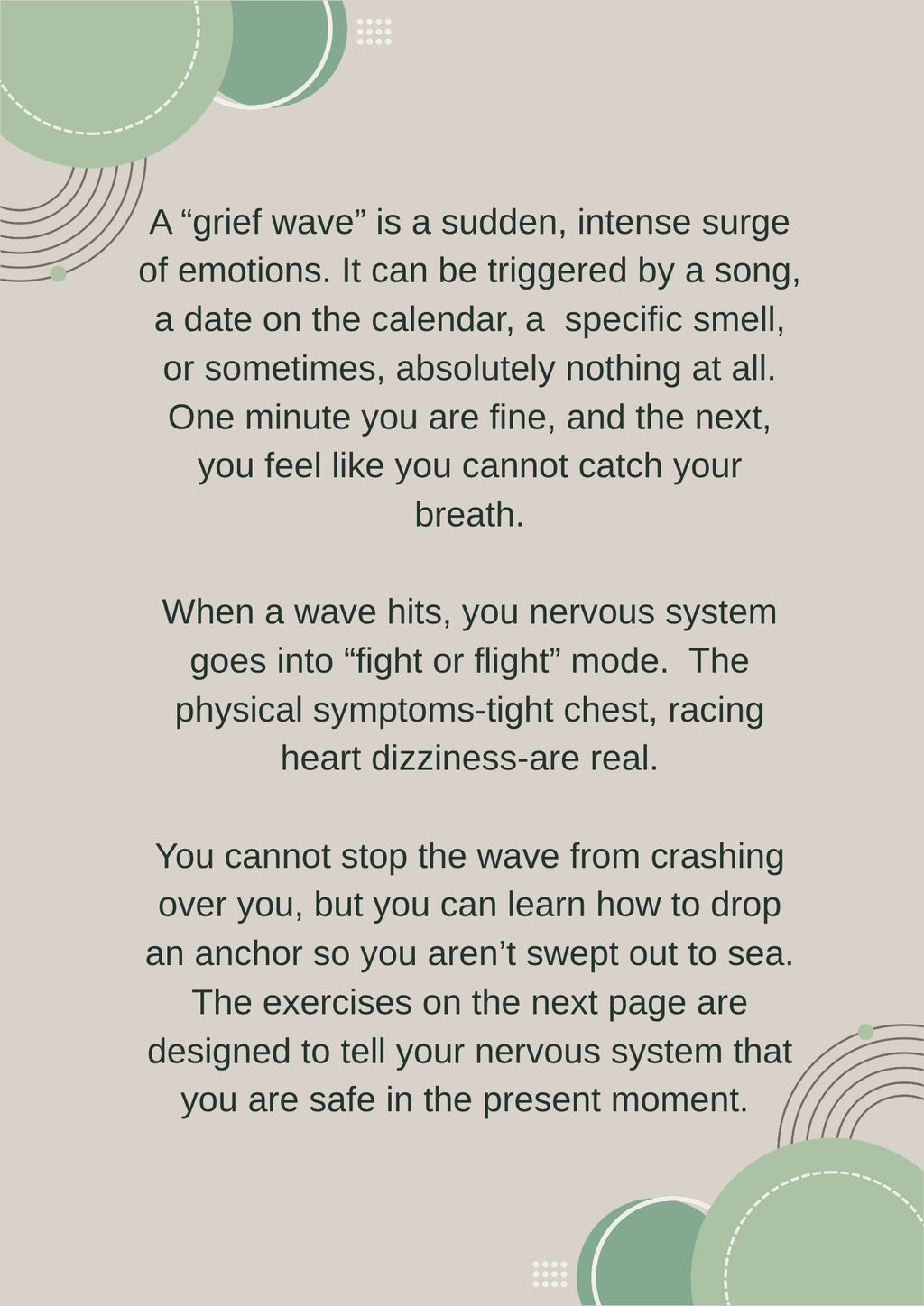 Trust the Path: Grief Workbook