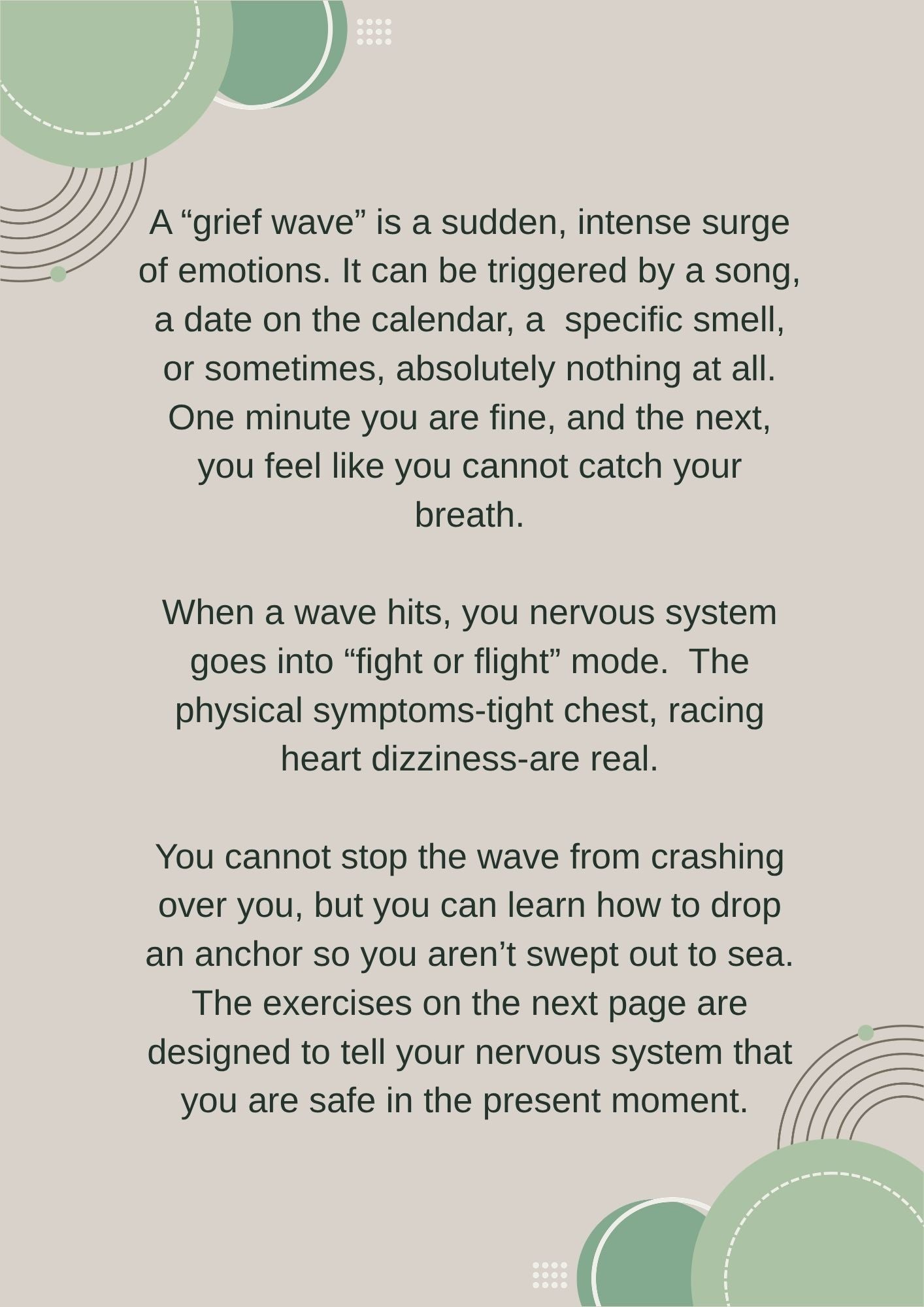 Trust the Path: Grief Workbook