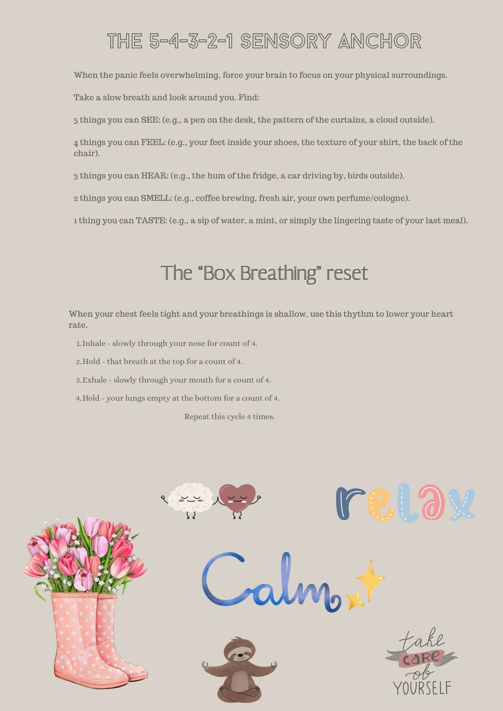 Trust the Path: Grief Workbook