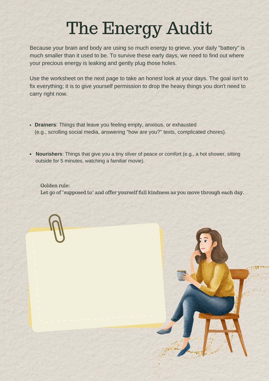Trust the Path: Grief Workbook